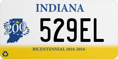 IN license plate 529EL