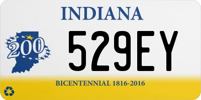 IN license plate 529EY