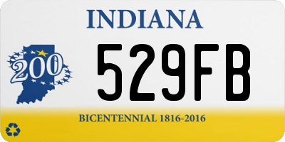 IN license plate 529FB