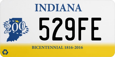 IN license plate 529FE