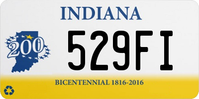 IN license plate 529FI