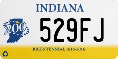 IN license plate 529FJ