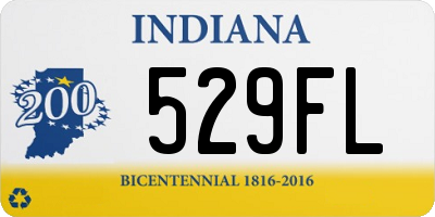 IN license plate 529FL