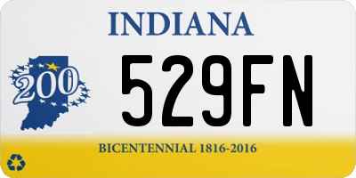 IN license plate 529FN