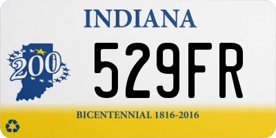 IN license plate 529FR