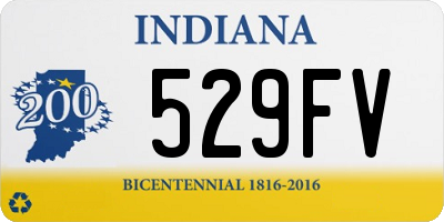 IN license plate 529FV