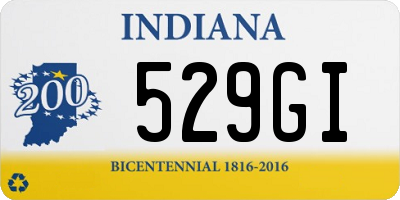 IN license plate 529GI