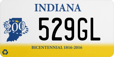 IN license plate 529GL