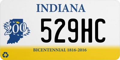 IN license plate 529HC