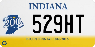 IN license plate 529HT