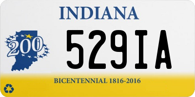 IN license plate 529IA