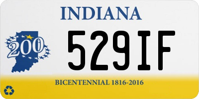 IN license plate 529IF
