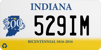 IN license plate 529IM