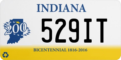 IN license plate 529IT