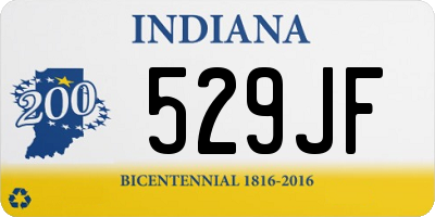 IN license plate 529JF