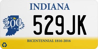 IN license plate 529JK