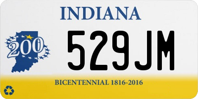 IN license plate 529JM