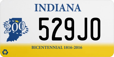 IN license plate 529JO