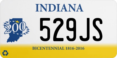 IN license plate 529JS