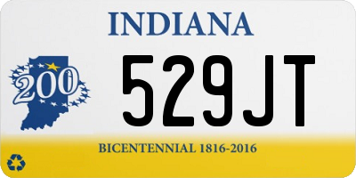 IN license plate 529JT