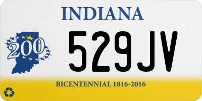 IN license plate 529JV