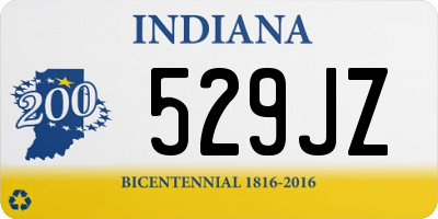 IN license plate 529JZ