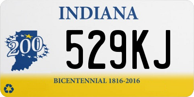 IN license plate 529KJ