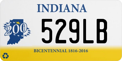 IN license plate 529LB