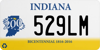 IN license plate 529LM