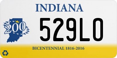 IN license plate 529LO