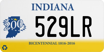 IN license plate 529LR