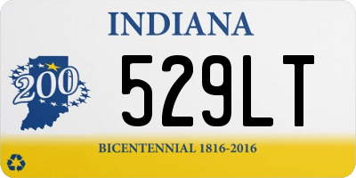 IN license plate 529LT