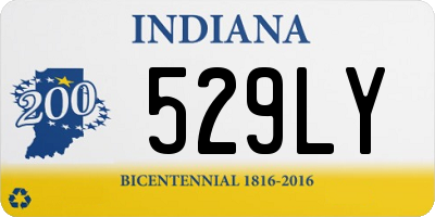 IN license plate 529LY