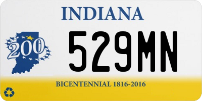 IN license plate 529MN