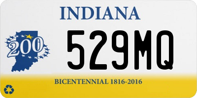 IN license plate 529MQ