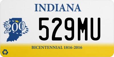 IN license plate 529MU