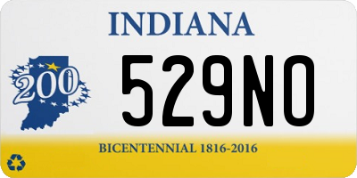 IN license plate 529NO