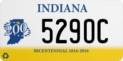 IN license plate 529OC