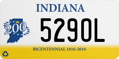 IN license plate 529OL