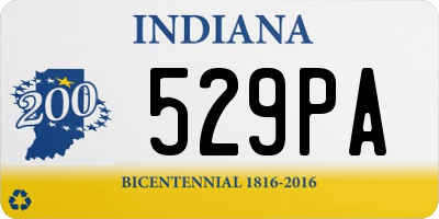 IN license plate 529PA