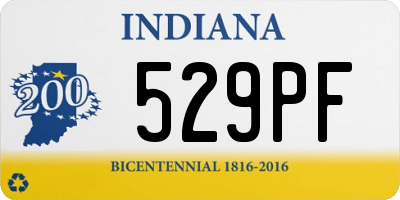 IN license plate 529PF