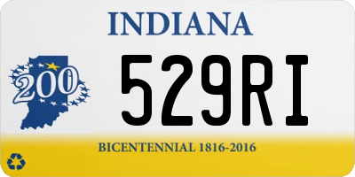 IN license plate 529RI