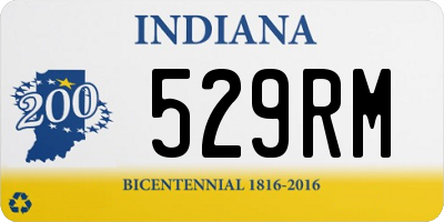 IN license plate 529RM