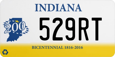 IN license plate 529RT