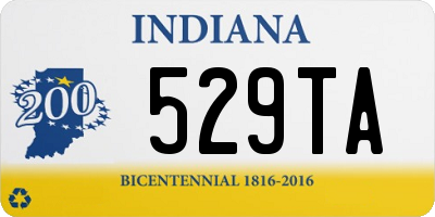 IN license plate 529TA