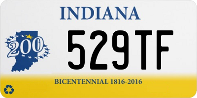 IN license plate 529TF