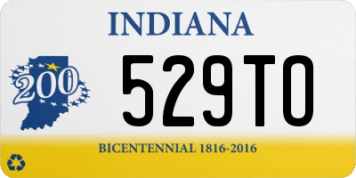IN license plate 529TO
