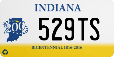 IN license plate 529TS