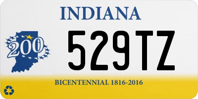 IN license plate 529TZ