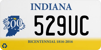 IN license plate 529UC